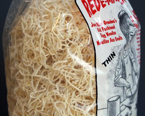 image of thin dried egg noodles